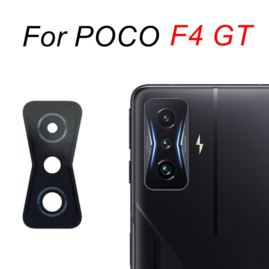 Oryginalny tylna kamera szkło do POCO F3 F1 F2 Pro X3 NFC F4 GT M3 M4 X4 Pro 5G główna kamera szklana osłona obiektywu wymiana: Poco F4 GT