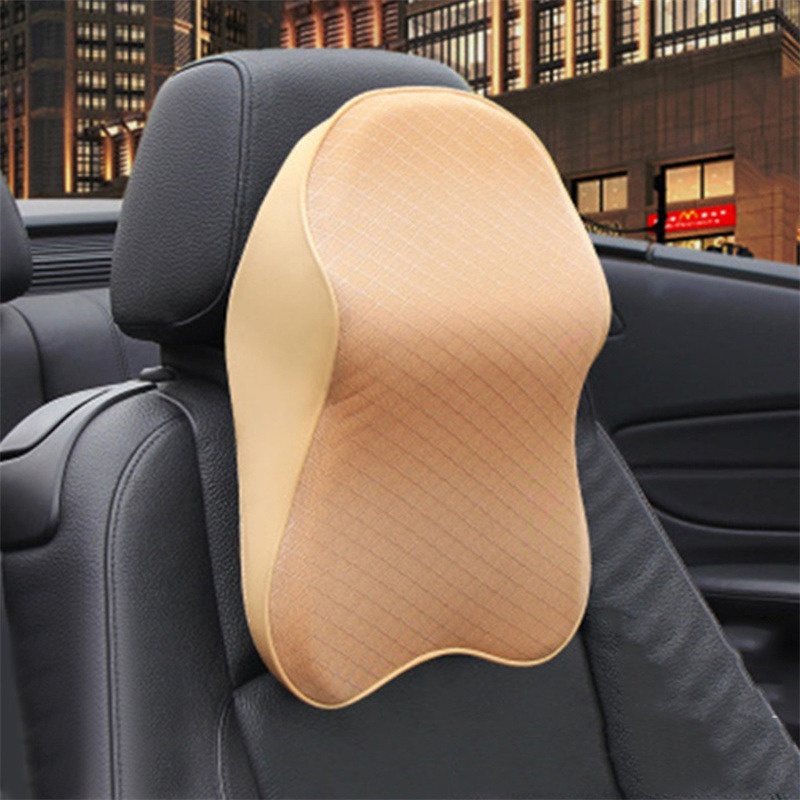 Cuscino per il collo dell'auto Cuscino per il sedile Poggiatesta Supporto lombare per alleviare il mal di schiena Sedia da ufficio Memory Foam Design ergonomico