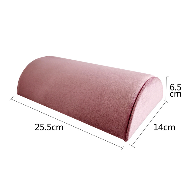 Zachte fluwelen armbandhouder, halfronde sieradenhouder, sieradenorganizer voor thuis, winkel, toonbank, fotografie en tentoonstelling.: Wit