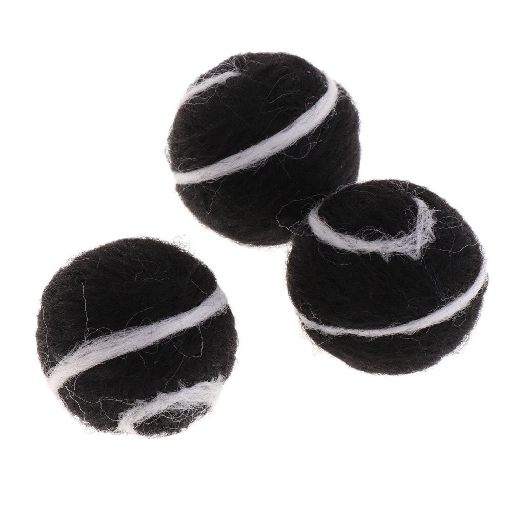 Ręcznie robiona wełna filcowa- (3 sztuk) czysta filcowe kule z wełny-DIY pompony-różne pastelowe kolory-1.38 rozmiar w calach