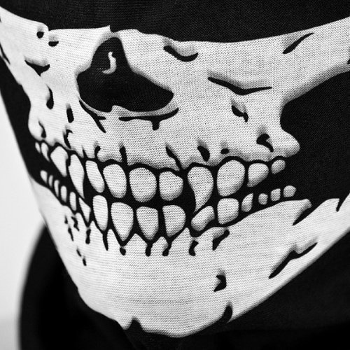 Cranio tubolare traspirante, Buff moto antivento antipolvere per escursionismo, ciclismo: Default Title