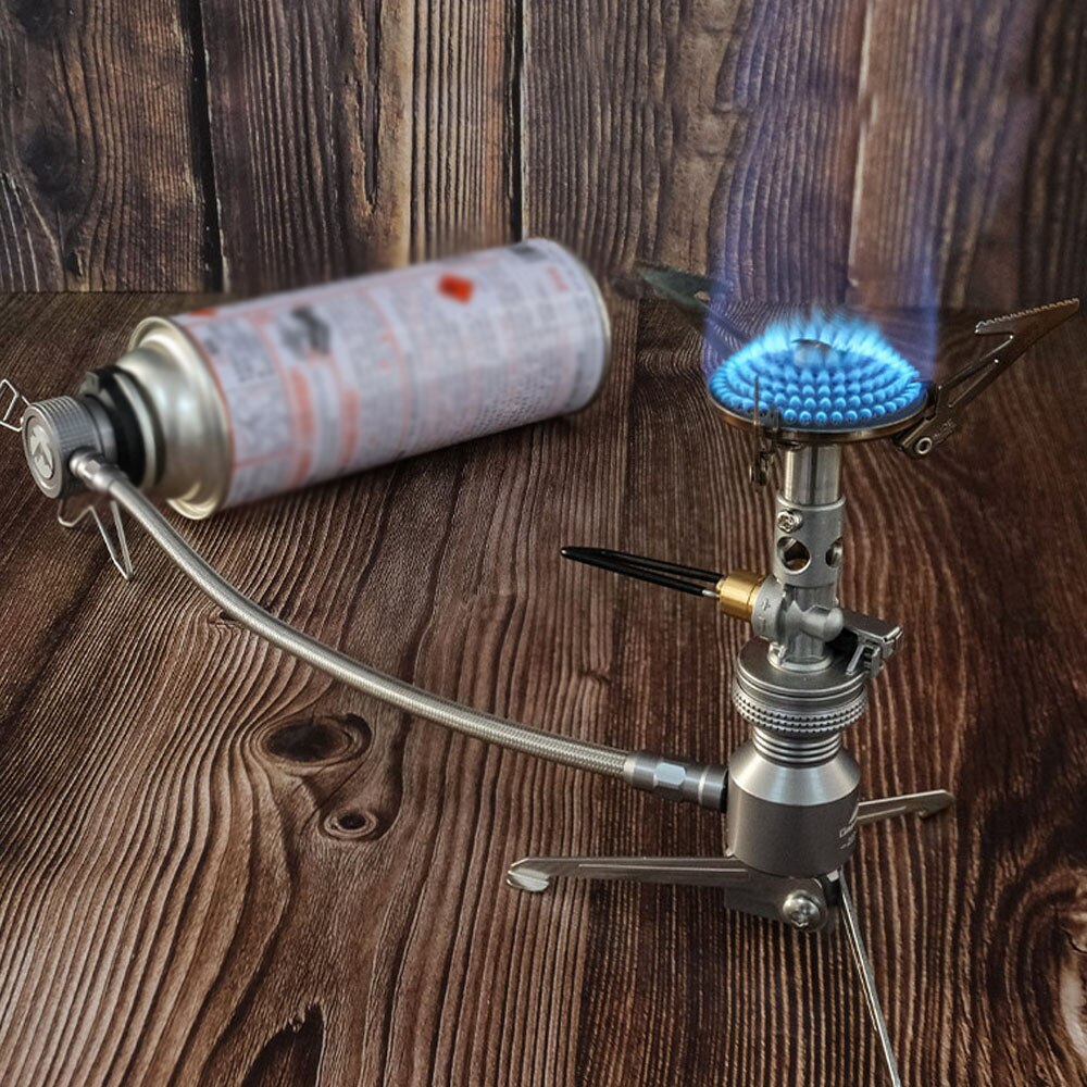 CAMPINGMOON Z23-VC gas da campeggio stufe connettore attrezzatura da campeggio treppiede butane adattatore per scatola metallica bombole di gas