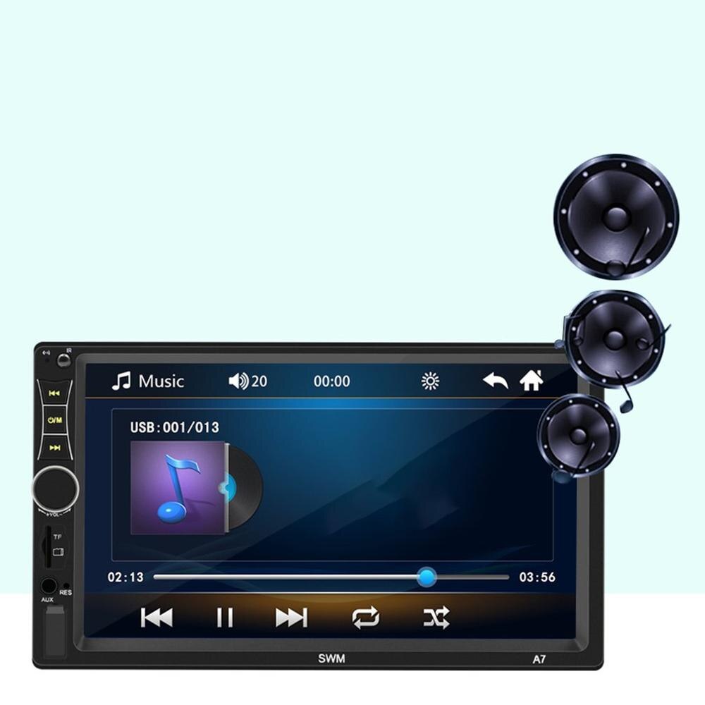 2 Din Car Multimedia Player GPS Navigation with Map 7 inch Touch Screen Wireless Radio MP3 MP5 Player Radios