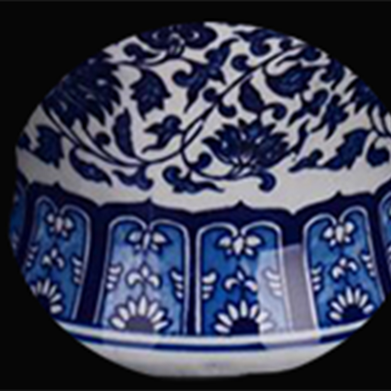 1 x Jingdezhen Classic Blue and White Porcelain Dragon Temple Ceramic Ginger Jar Vase China Ming Style Height 15"(38cm)