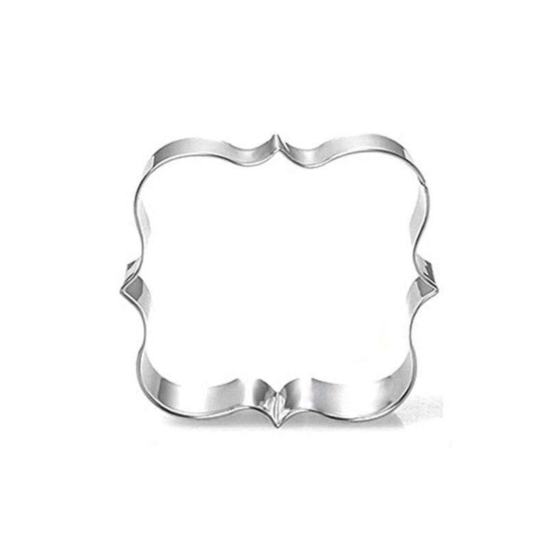 3 st ramstil kakverktyg kexskärare rostfritt stål bakform sugarcraft bakverk verktyg kökstillbehör form