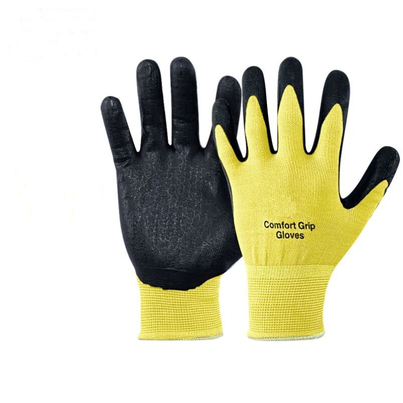 Luvas de proteção 3m tipo confortável luvas revestidas luvas de trabalho de couro wearable respirável