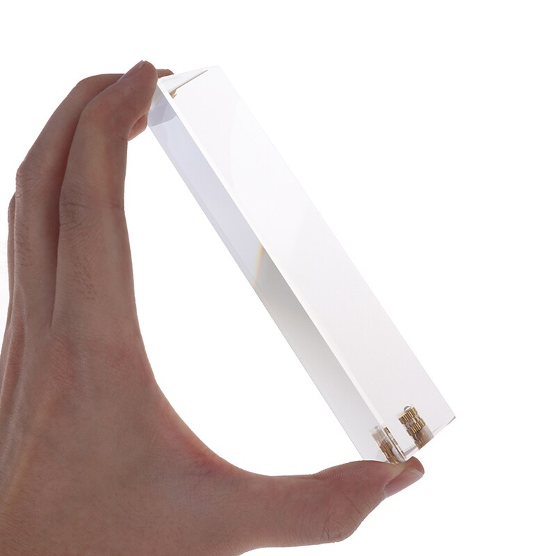 Prisma Triangular para fotografía, sin soporte, cristal arcoíris, efecto de cristal, filtro para grabación de estudio fotográfico