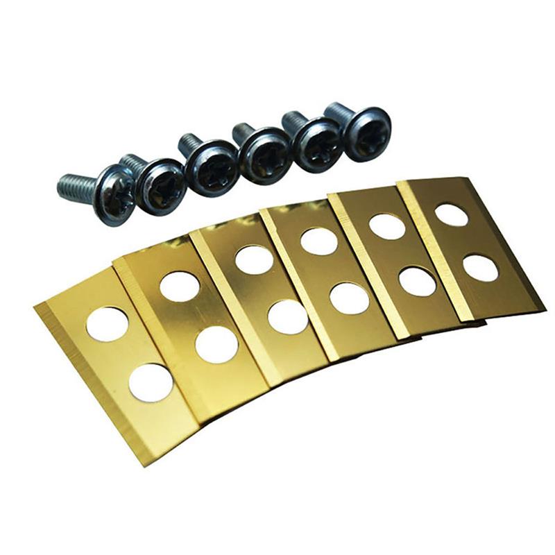 30X Titanium Coated Robot Mower Replacement Blades for ROBOT LAWN MOWER: 1pcs Golden