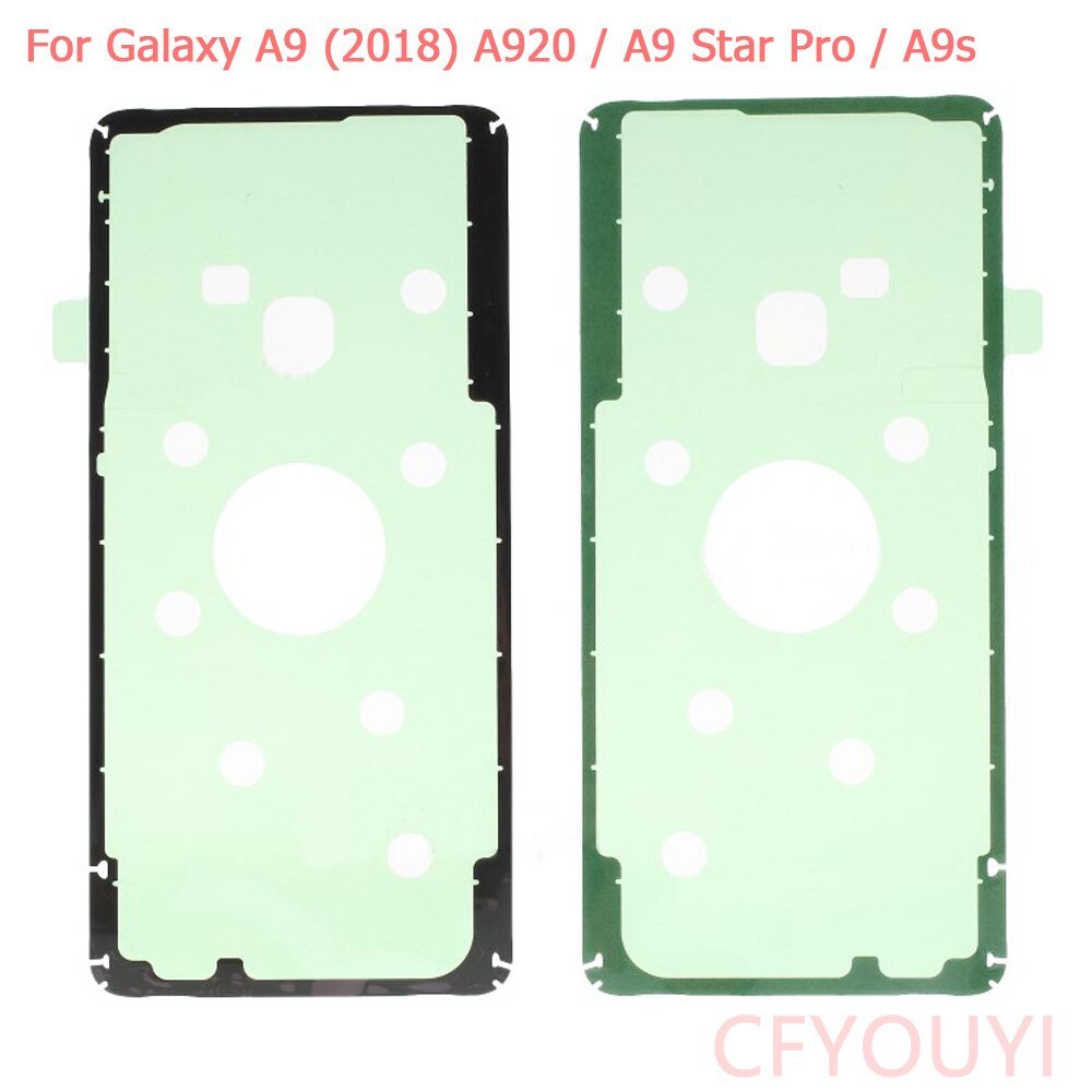 Voor Samsung Galaxy A9 ) A920/A9 Star Pro/A9s Batterij Deur Achterkant Lijm Sticke