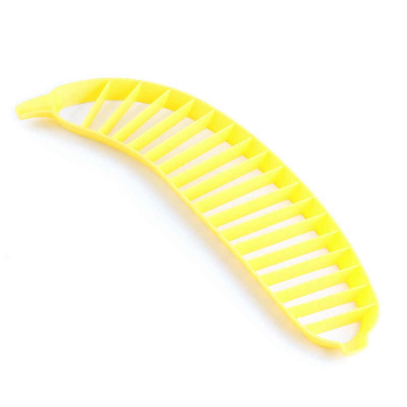 1pc keukengadgets: plastic bananensnijder, fruit- en groentesnijder, saladeworstmaker, kookgerei, keukenaccessoires