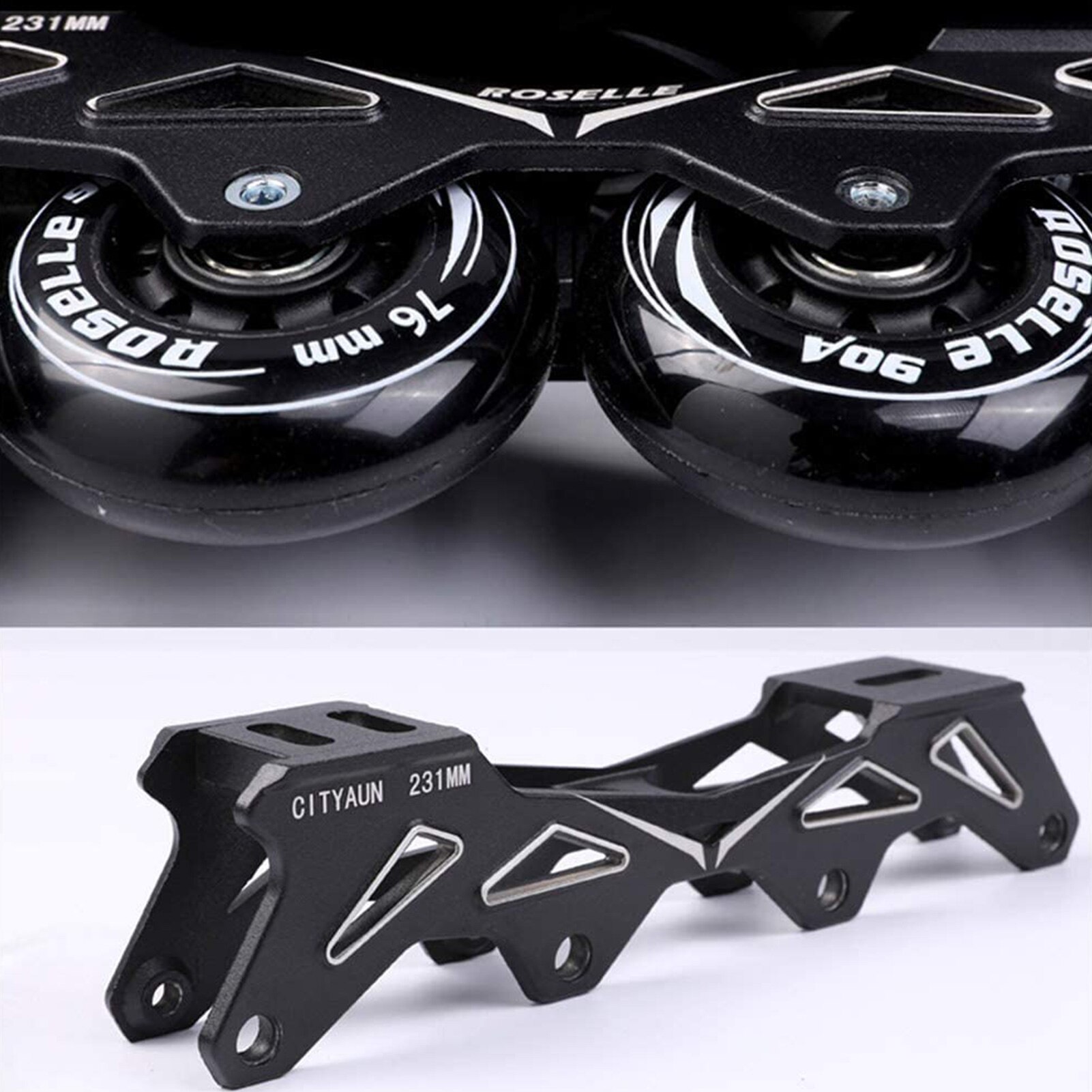 Beginner Inline Skates Adjustable Breathable Unisex Roller Skates For Kids Adults