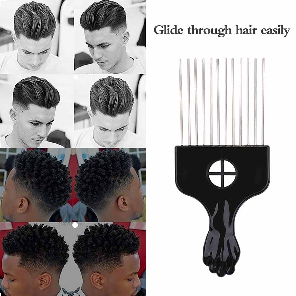 Hårsvamp børste magisk barber twist curl svamp dreads låsning afro coil kam tornado plejeværktøj (4 stk.)