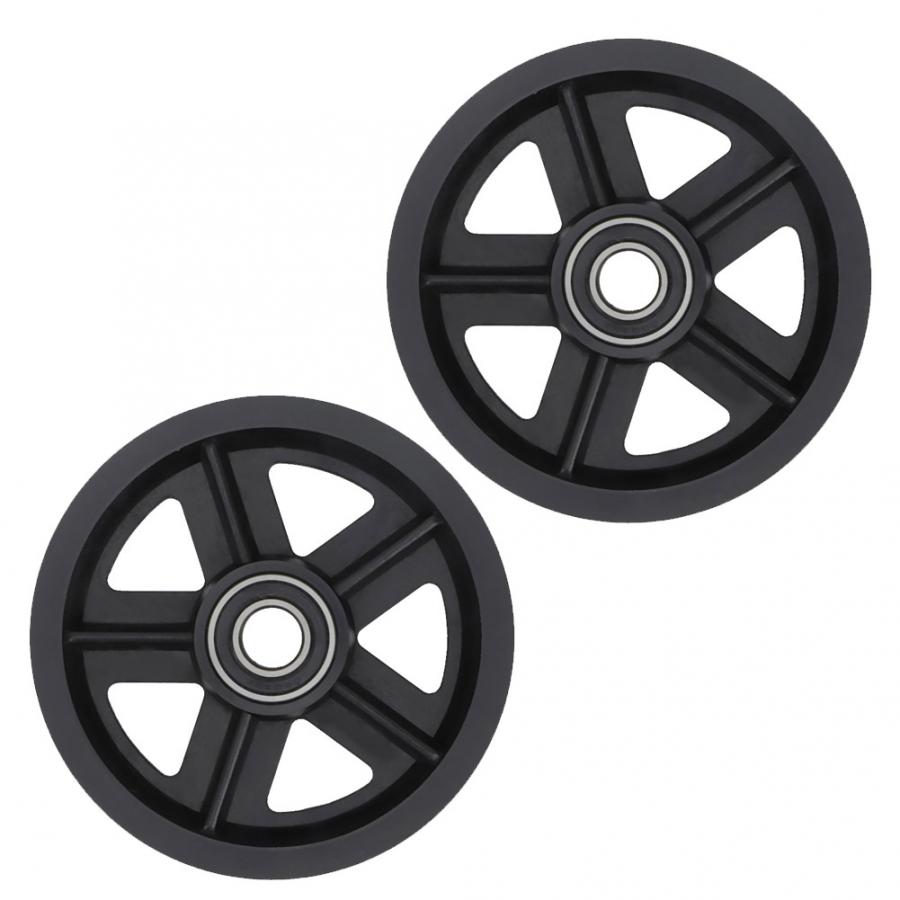 Polia da porta deslizante do agregado familiar deslizante porta do celeiro ferragem rolo kit cabide: Default Title