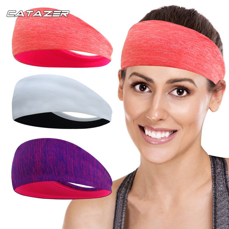 2 Pcs Nuovo Sport a Livello Della Fascia di Stirata di Yoga Elastico Corsa E Jogging Headwrap Della Fascia Dei Capelli Accessori