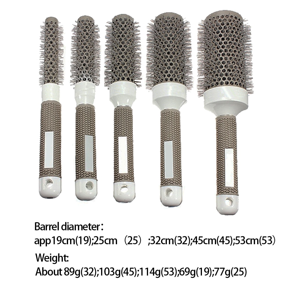 Hairdressing Brushes Ceramic Ionic Round Comb Salon Hair Styling Tools Brushes @