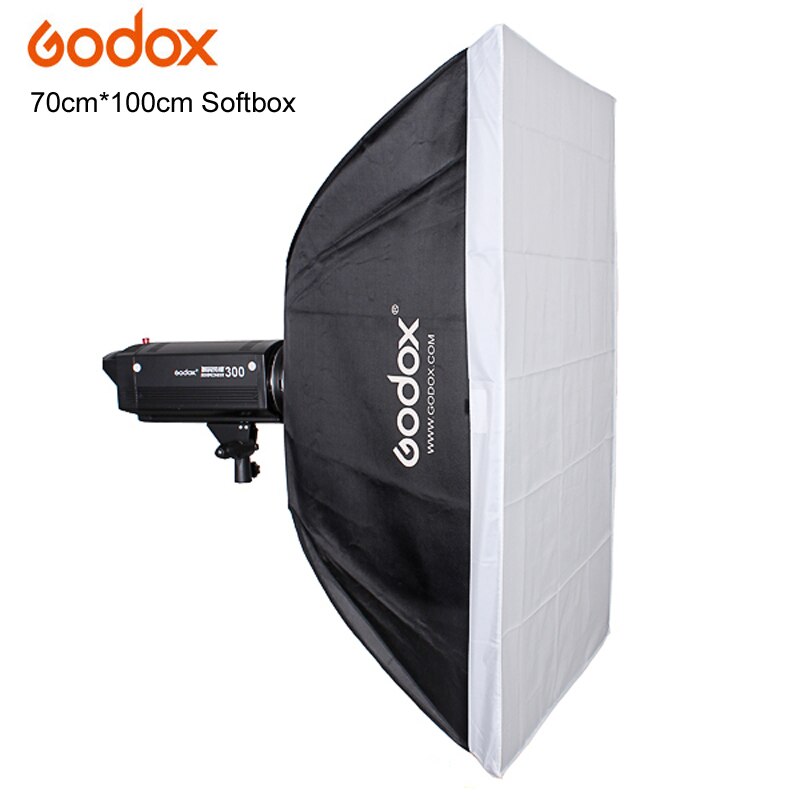 Godox 70Cm * 100Cm Speedlite Studio Strobe Flash Photo Reflecterende Softbox Softbox Diffuser