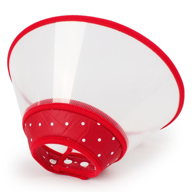 Recovery Pet Cone Elizabethan Collar Dog Cat Puppy Pet Remedy Wound Healing Recovery Collar Protective Adjustable with Soft Edge