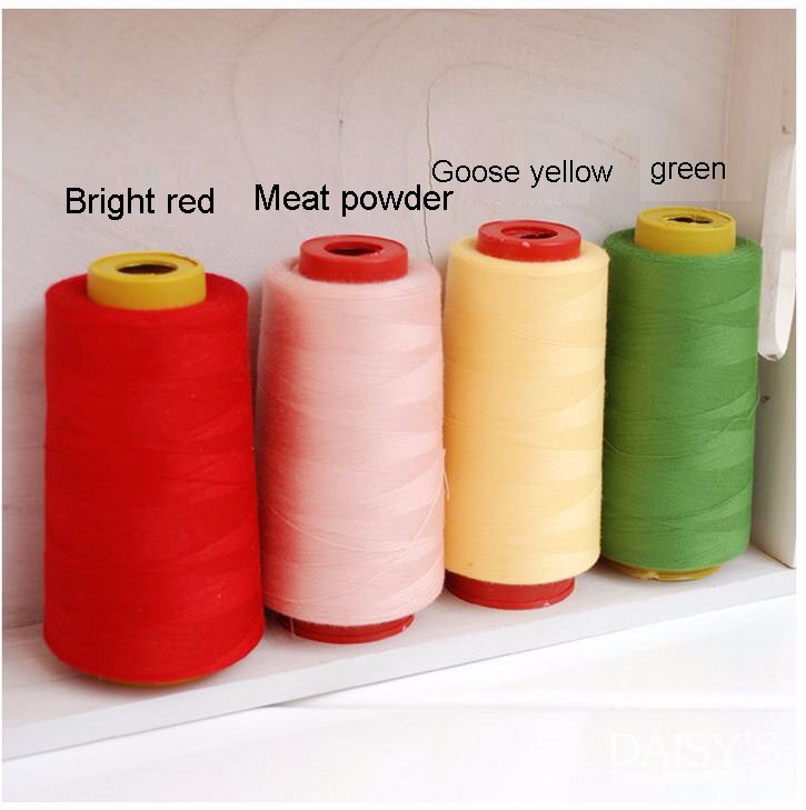 Practical 300M Yards Overlocking Sewing Machine Industrial Polyester Thread Metre Cones Several Colors Available