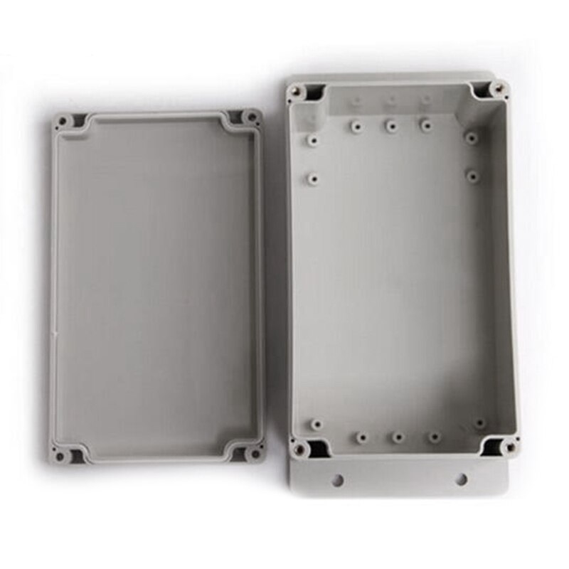 2 stk elektriske bokser abs plast vanntett elektronisk prosjekt koblingsboks kabinett 200 x 120 x 75mm