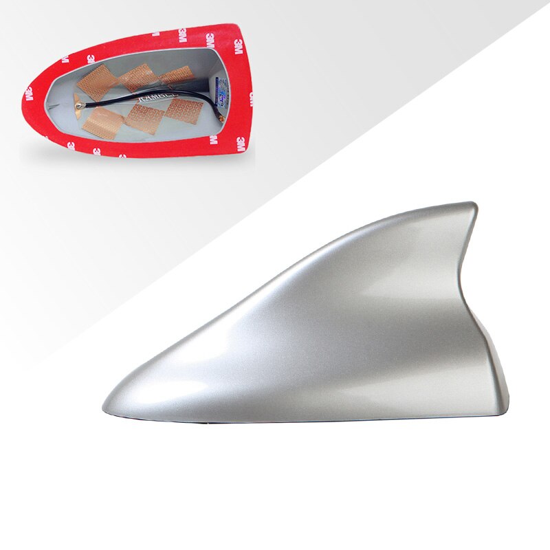 Wanderung Hai Flosse Antenne für Nissan Qashqai,Qashqai J10 NJ10 JJ10 J11, Auto Hai Flosse Antenne, zubehör 2007: Silber- fortschrittlich Typ