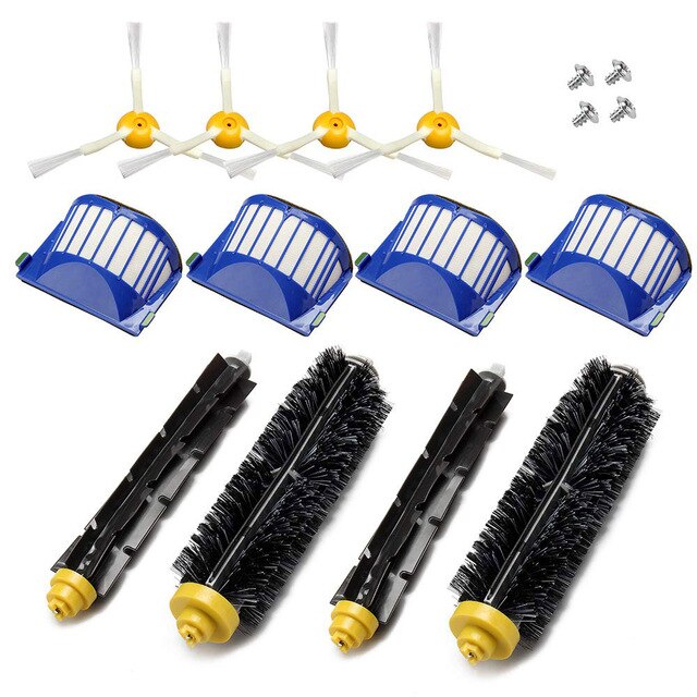Filtre à Air HEPA pour aspirateur iRobot Roomba, pièces détachées, brosse principale, brosse latérale, 600 610 620 621 625 630 631 650 651 660 671 680 690: iR600-14