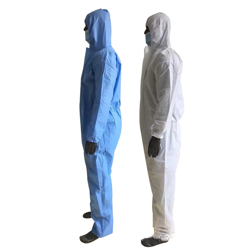 Vêtements de Protection jetables, Non tissé, Anti-poussière, huile, eau, Isolation de sécurité Sms, Purification, une pièce, peinture en aérosol