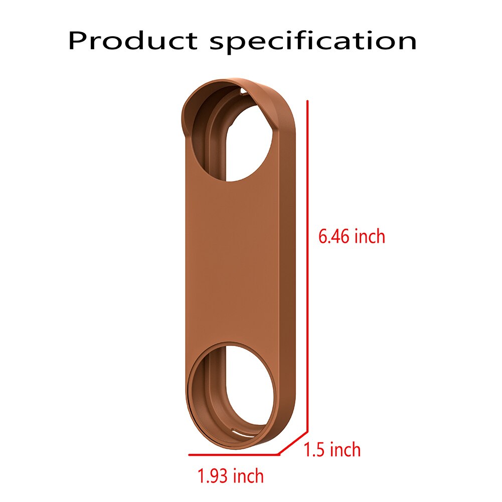 Abonda Doorbell Silicone Protective Cover, Waterproof Drop-proof