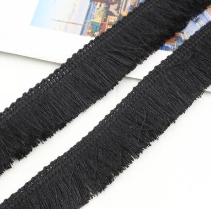 5 meter polyester fransar spetsar handgjorda kuddar kläder örhängen smycken dekoration tofsar mesh vit rosa ros 2.5cm: No15