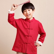 Boy Chinese shirt Children shirt Spring Tang kung fu Kids Blouse
