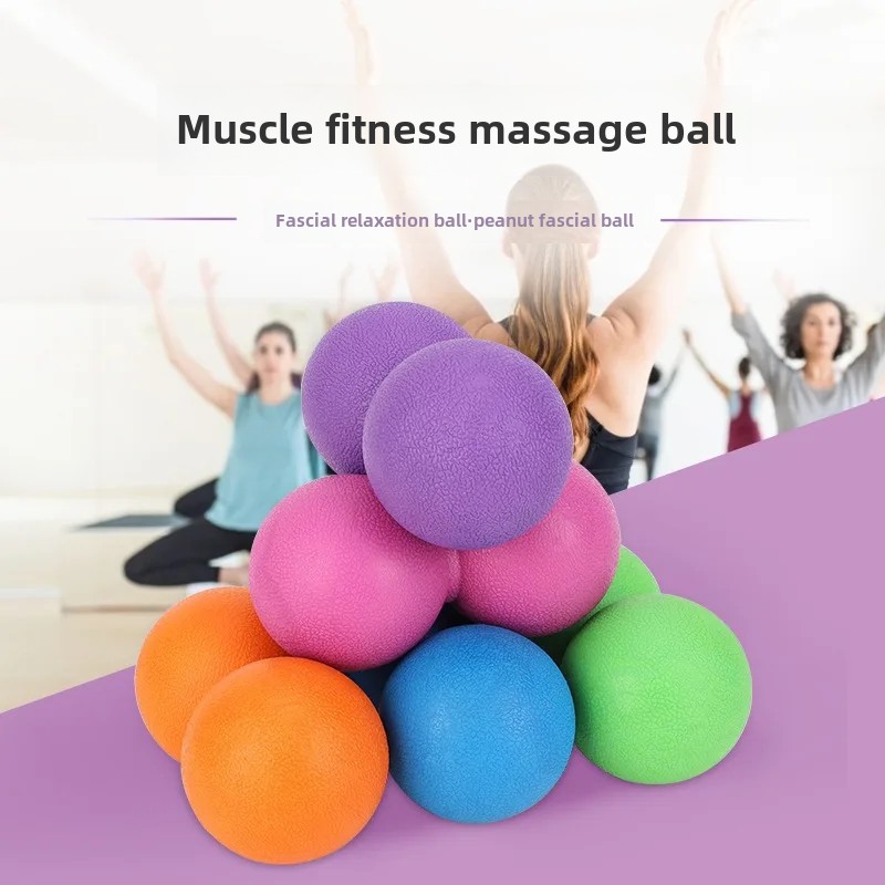 Pelota de masaje TPE para Fitness, equipo de entrenamiento para relajar la salud muscular, pelota de goma para maní, pelota de masaje, pelota de membrana para tendón para Yoga