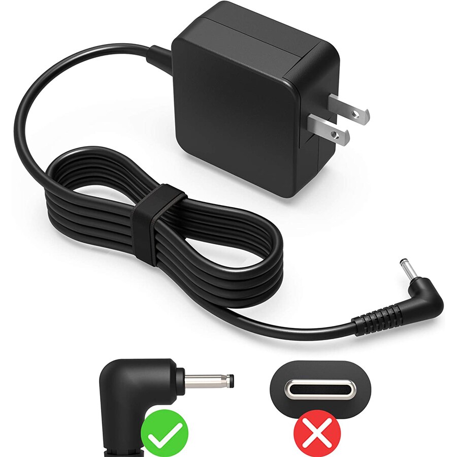 AC Charger Fit for Samsung Google Chromebook 3 2 PA-1250-98 XE500C13 XE501C13 XE500C12 XE503C12 500C 501C 503C 303C: Default Title