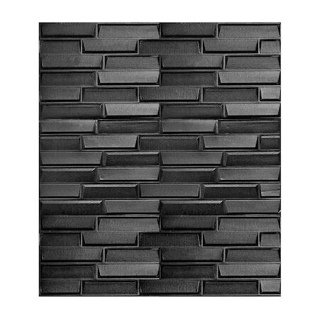 NW66 Black Opaque Self-Adhesive Wall Panel 438306327