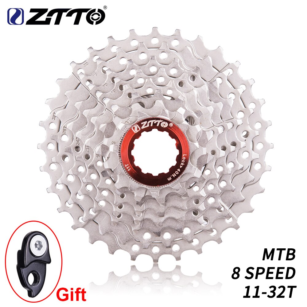 Ztto 8 speed 11-32t mountainbike cassette fiets freewheel compatibel met mtb onderdelen  m410 m360 m310 m280 hanger extensie