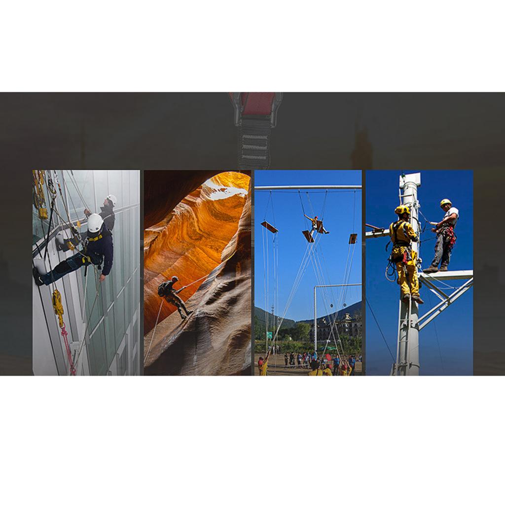 Outdoor Rock Climbing Tree Caving Rappelling on Whole Body Safety Harness Belt Climbing Accessories