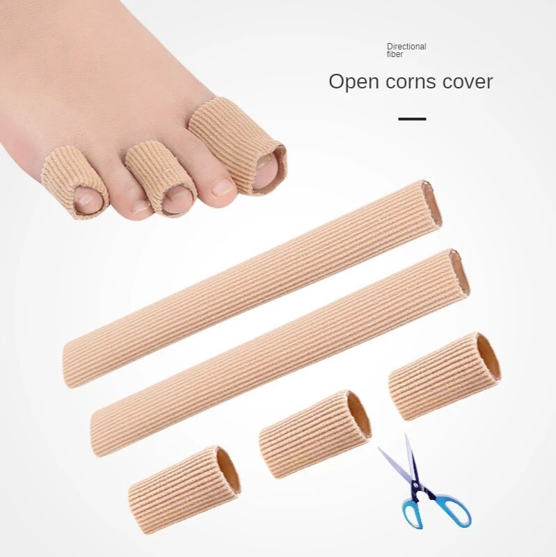 1Pcs Siliconen Vinger Teen Protector Separator Stof Applicator Corn Eelt Remover Hand Pijnbestrijding Zachte Buis Voetverzorging Pedicure