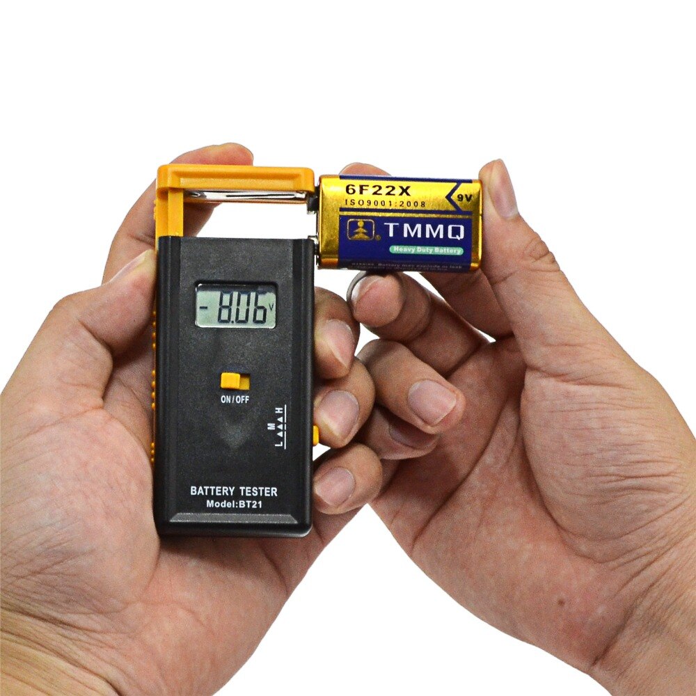Alle-sonne BT21 Digitale batterie Tester LCD Anzeige über 20-120mA digitale batterie Instrument bei 18-28 grad batterie Prüfer