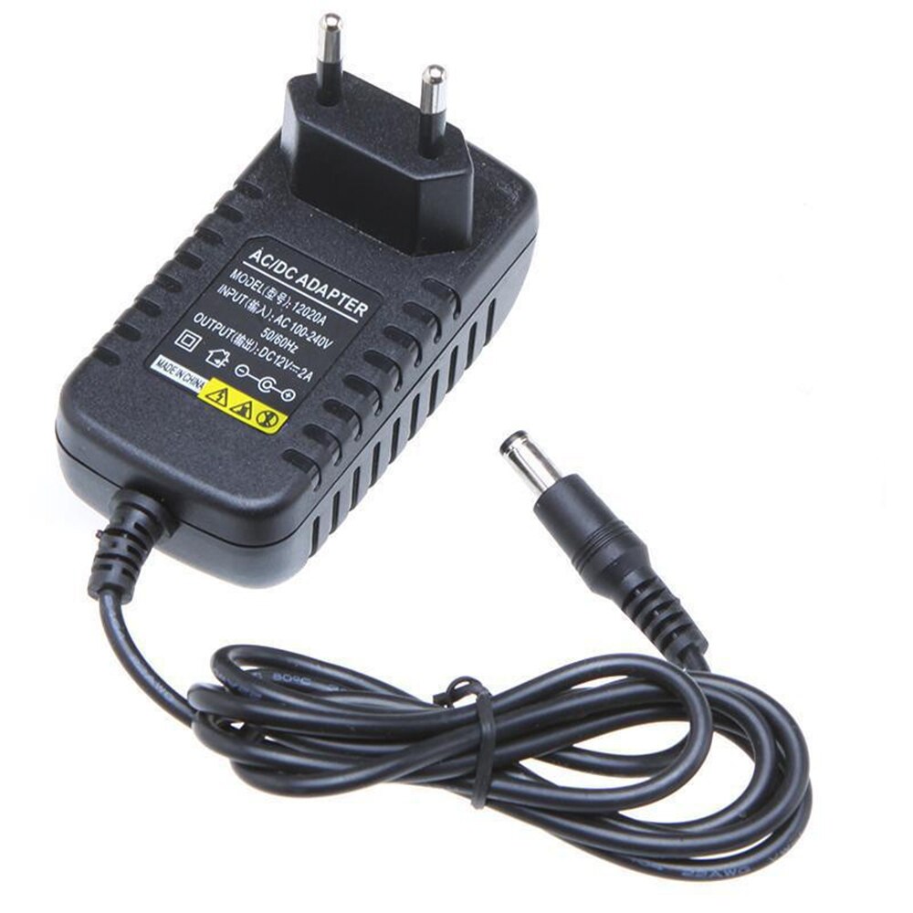 Alimentation US 12V 2A, adaptateur AC 100-240V à DC, prise pour caméra CCTV/IP, accessoires de Surveillance