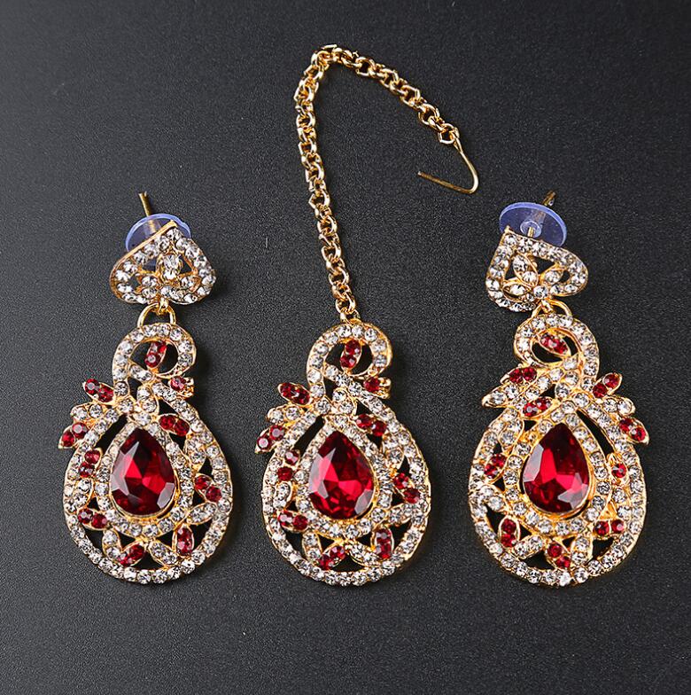 13 Kleuren Etnische Indiase Saree Dansen Oorbellen Voor Vrouwen Wenkbrauwen Indische Kleding Accessoire Party