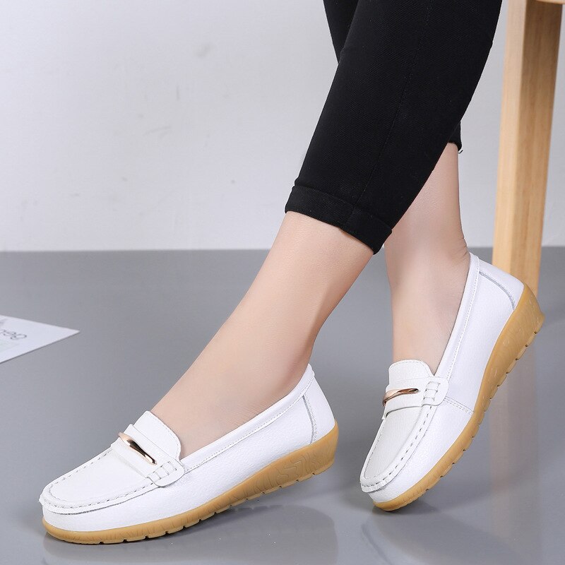 Flat Platform Shoes Woman Swing Shoes Women's Loafers Slip On Shallow Ladies Casual Flats mocasines mujer fgb78