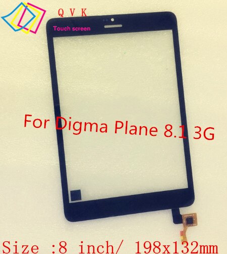 Black Touch Screen 8 Inch Voor Digma Plane 8.1 8.2 8.3 8.4 8.5 8.6 3G Capacitieve Touchscreen Panel reparatie