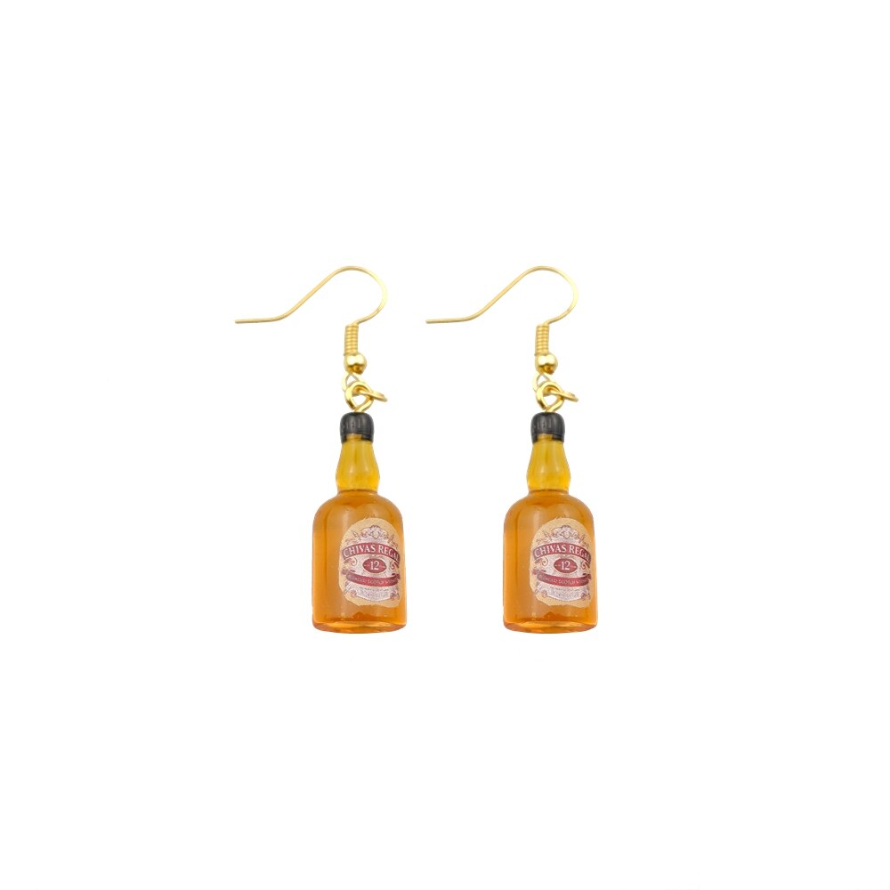 Alcohol Earring Voor Vrouwen Hars Leuke Oorbellen Kinderen Handgemaakte Sieraden Diy: 4