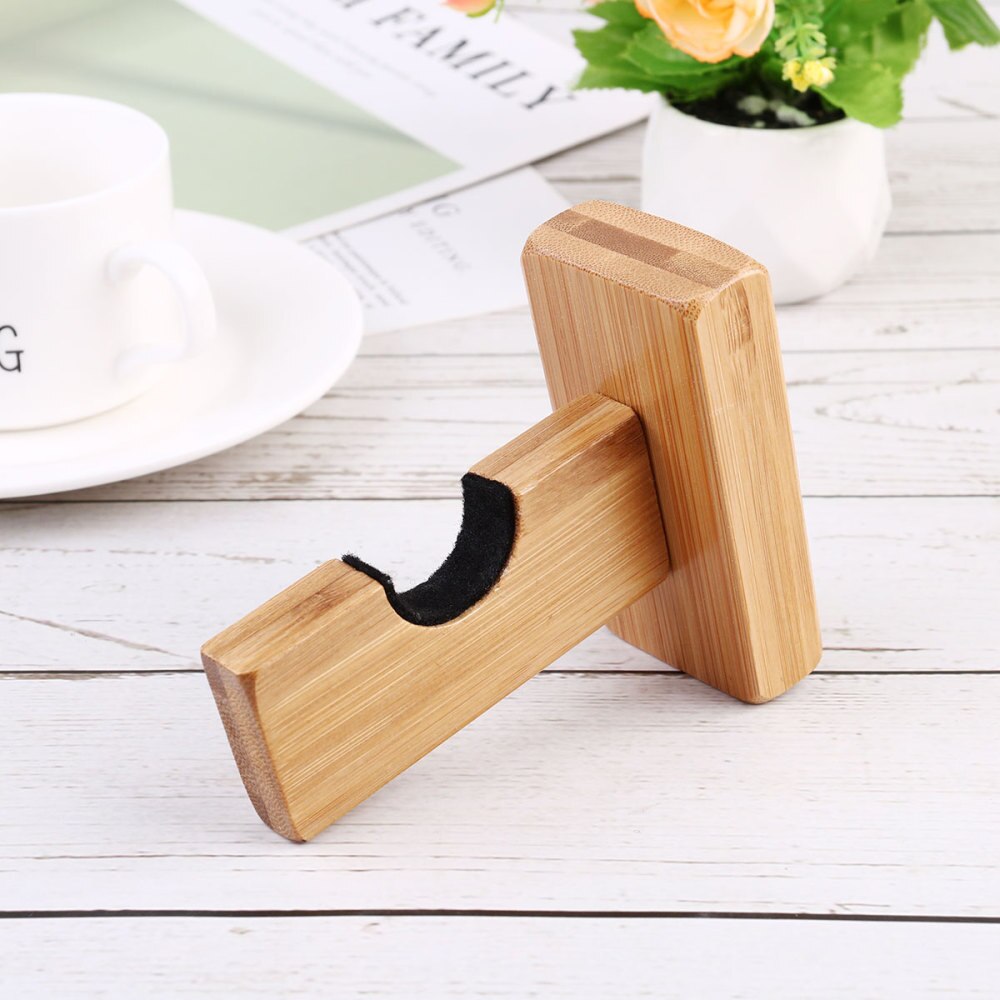 Baseball Bat Display Rack Wall Mounted Bat Holder Bamboo Bat Display Case for Placing Baseball Bat Softball Bat Hockey Stick (