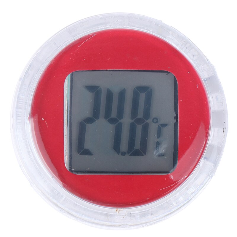 1PC Mini Wasserdichte Motorrad Digital Thermometer Wasserdichte Uhr Auto Innen Uhren Instrumente Motorrad Zubehör: 1