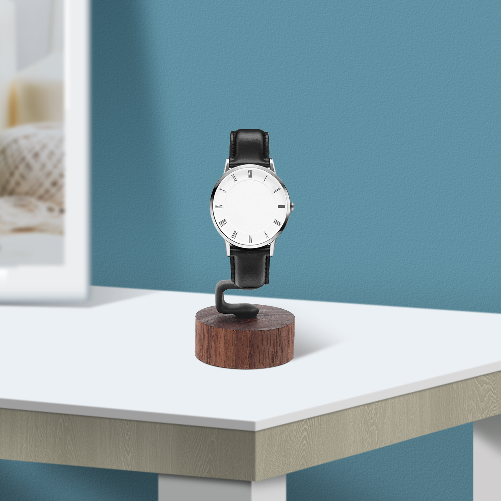 Holz Basis Kunststoff Uhr Anzeige Gestell Einst... – Grandado