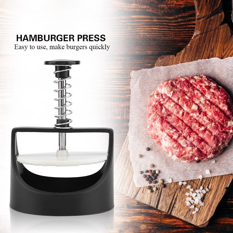 Hamburger Maker Mold Kitchenware Round Stainless Steel Hamburger Machine Meat Burger Making Tool