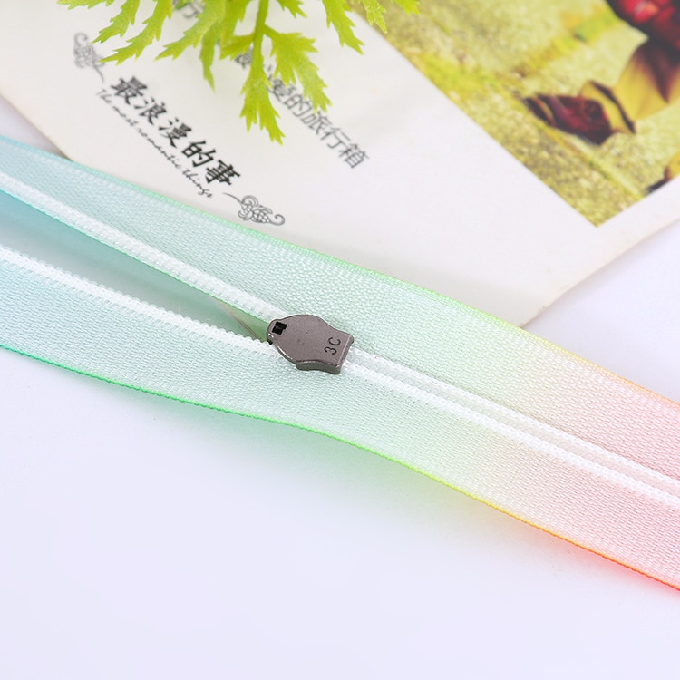 Nylon Seven Color Waterproof Zipper Luggage Waterproof Zipper DIY Invisible Open Zipper Clothing Accessories