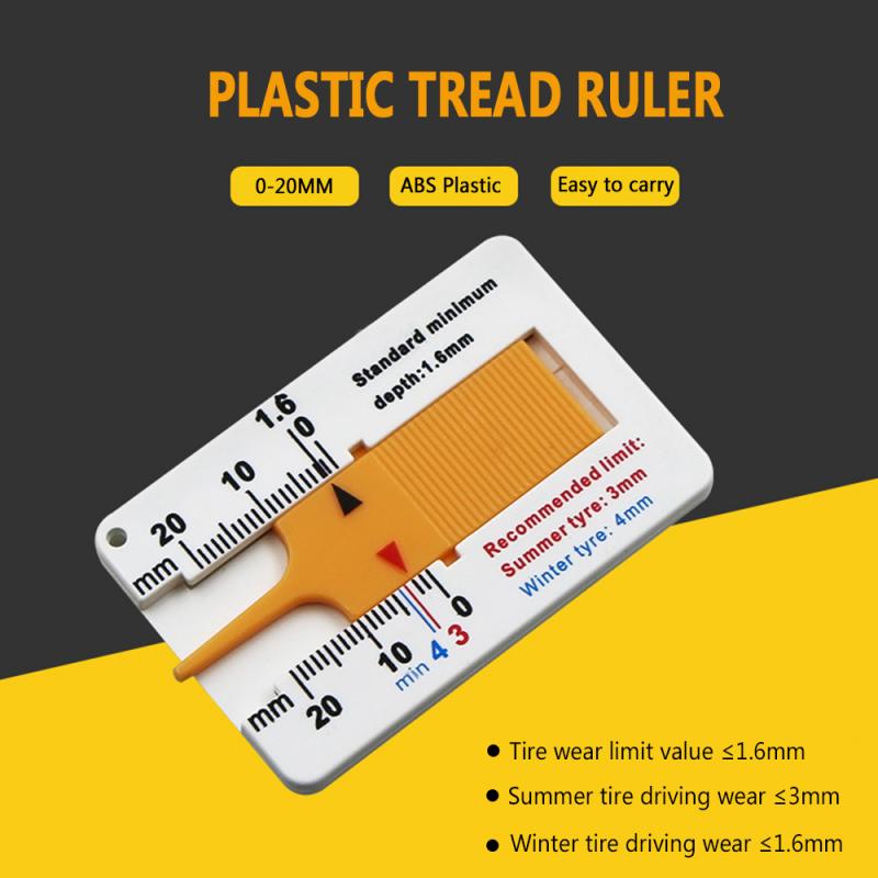 Motocycle Car Tyre Tread Depth Depthometer Gauge Caliper Car Motorcycle Caravan Trailer Wheel Measure Car-styling Repair Tool