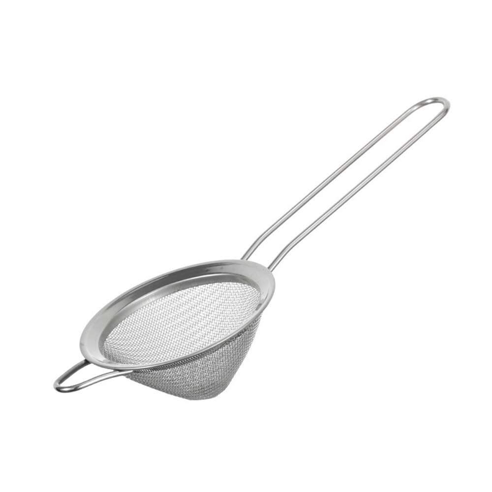 Stainless Steel Conical Strainer Bar Fine Mesh Kitchen Stainless Steel Flour Tea Strainer Mesh Colander Sieve Filter Sifter