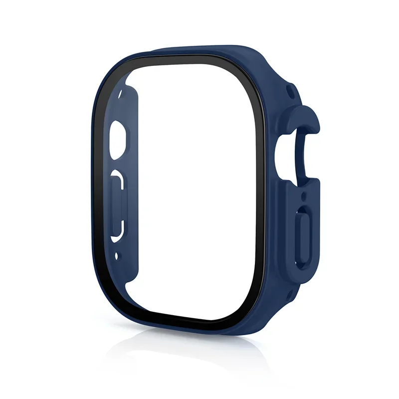 Glass+case For Apple Watch Ultra 49mm PC Bumper+Screen Protector Tempered luxury box Cover for apple watch ultra 2 Accessories