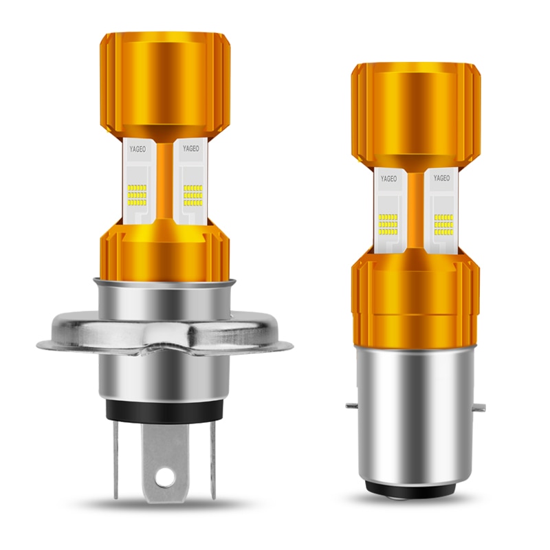 4 seiten CSP H6 BA20D H4 LED Motorrad Scheinwerfer Lampen 12V LED Scheinwerfer Motorrad Lampen 6000K Weiß